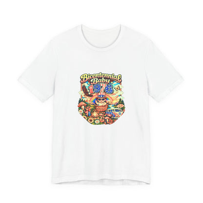 Unisex Jersey Short Sleeve Tee- Bicentennial Birthday Design