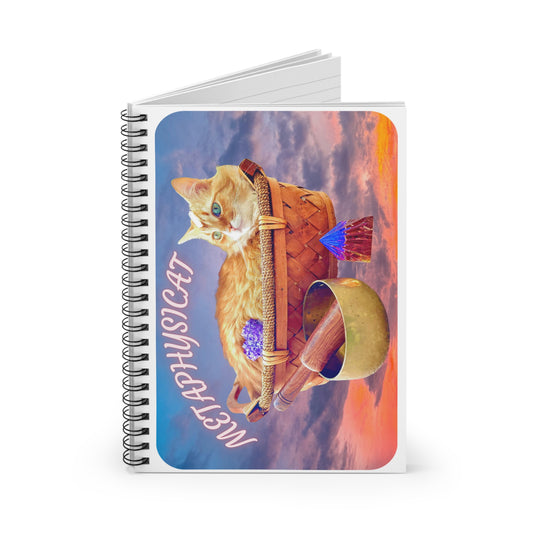 Spiral Notebook - Mystical Cat Lover Journal