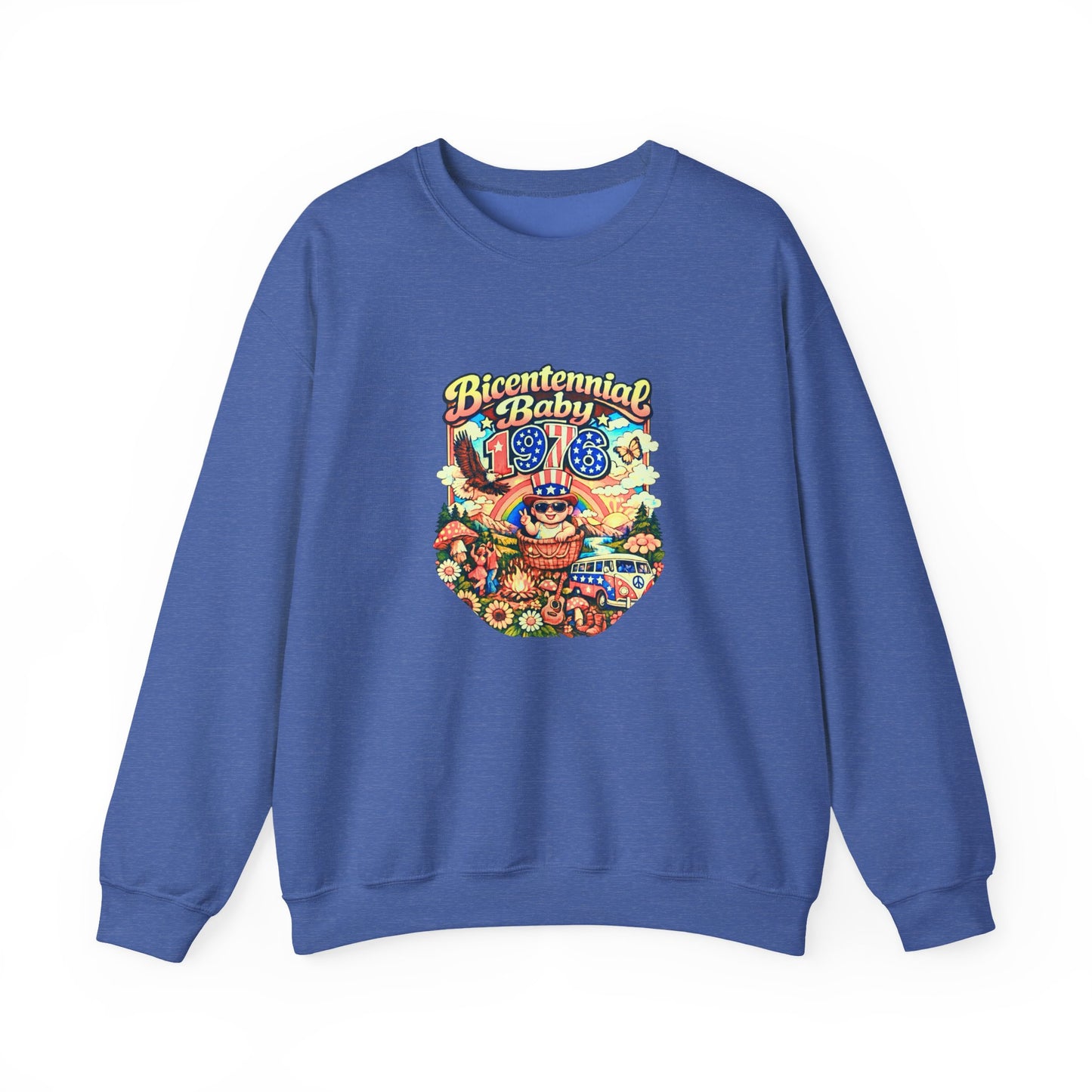 Unisex Crewneck Sweatshirt- Bicentennial BIrthday 1976
