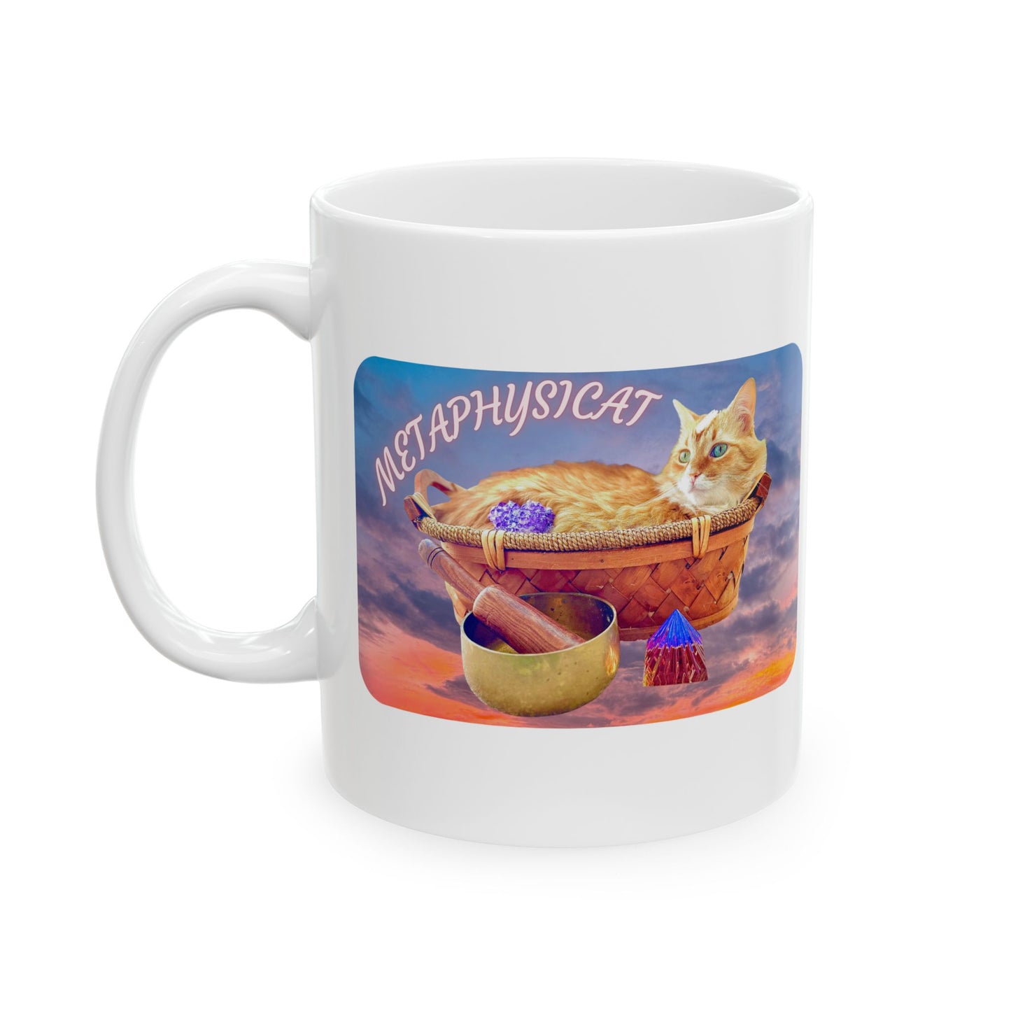 Mystical Cat Mug - Ceramic Mug
