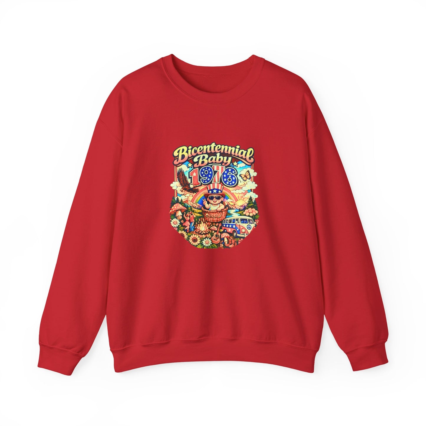 Unisex Crewneck Sweatshirt- Bicentennial BIrthday 1976