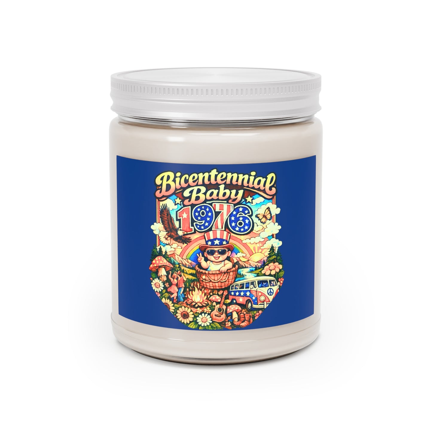 Soy Candle, 9oz- Bicentennial Birthday Design