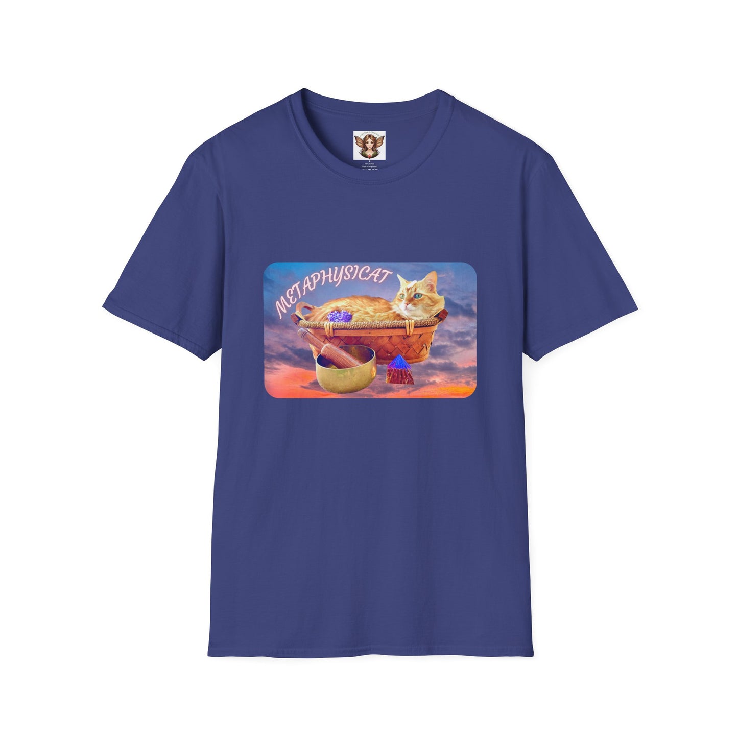 Softstyle T-Shirt - Metaphysical and Whimsical Design For Cat Lovers