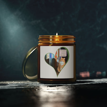 Purrs & Pages Unscented Candle