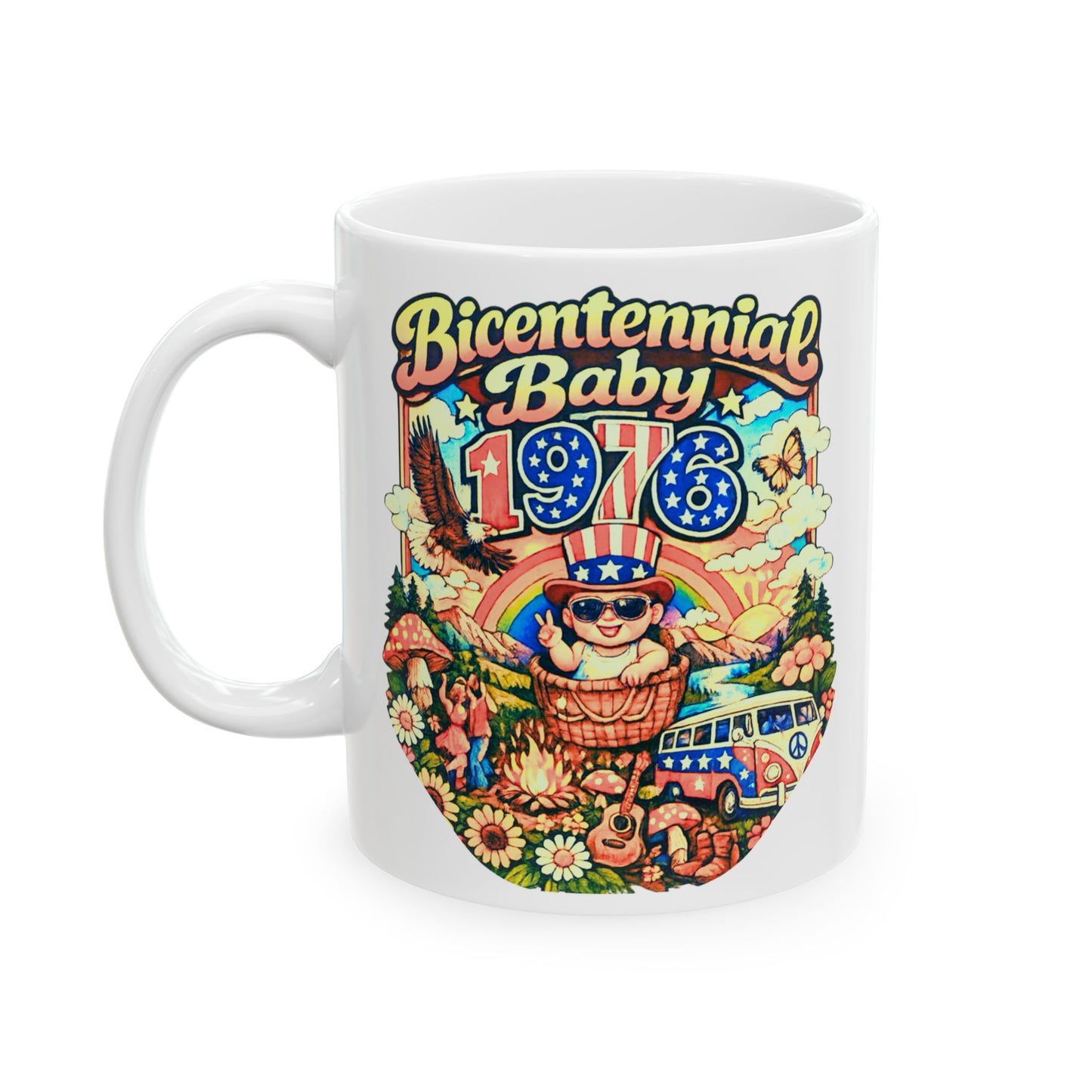 Ceramic Mug- Bicentennial Birthday Design