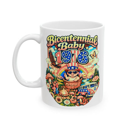 Ceramic Mug- Bicentennial Birthday Design