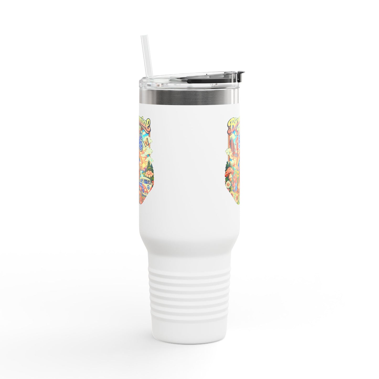 Insulated Travel Mug- Bicentennial Birthday Design