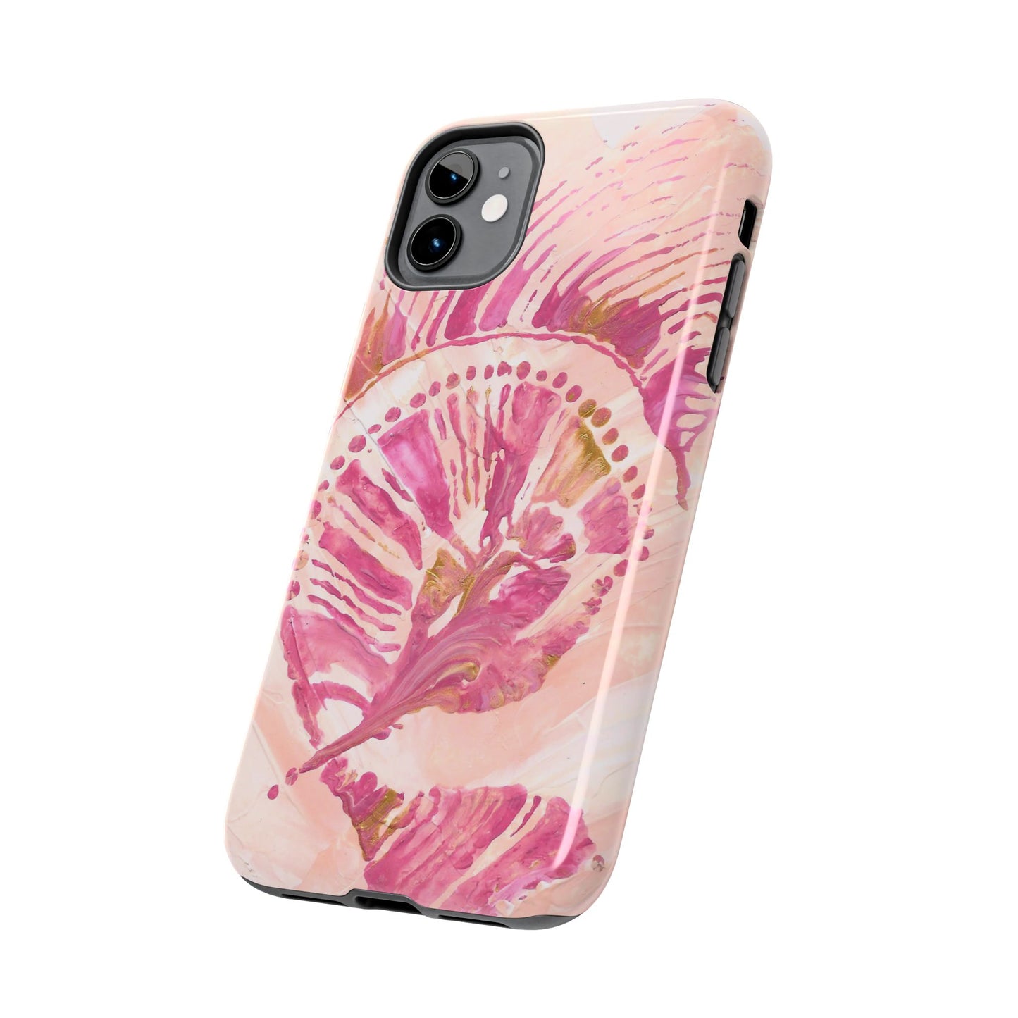 Pastel Colored Seashell Original Art - Cell Phone Case