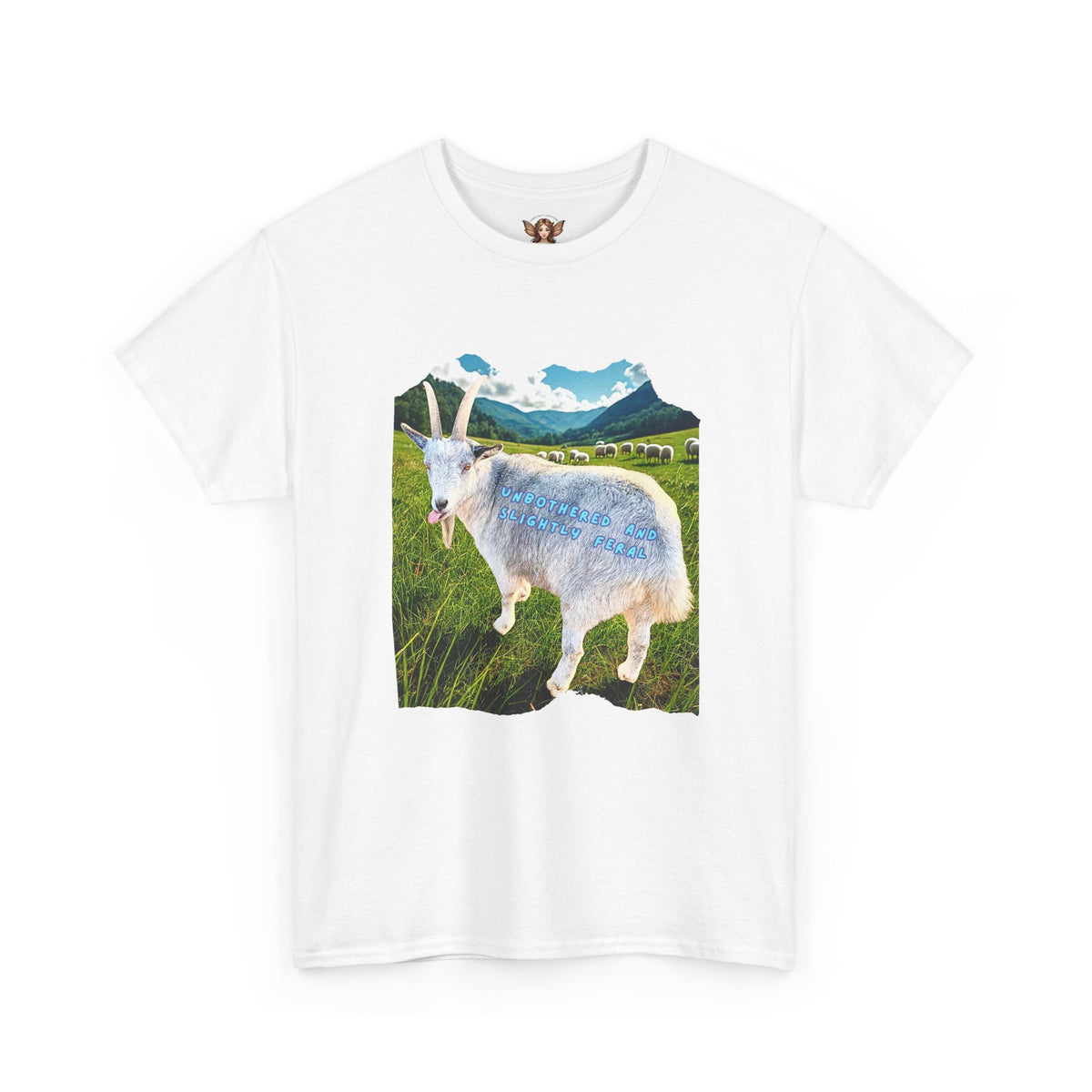 Cute Funny Goat Graphic T-Shirt