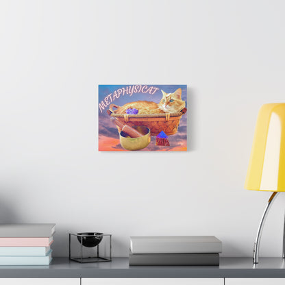 Canvas Wall Art- Metaphysical and Whimsical Design For Cat Lovers