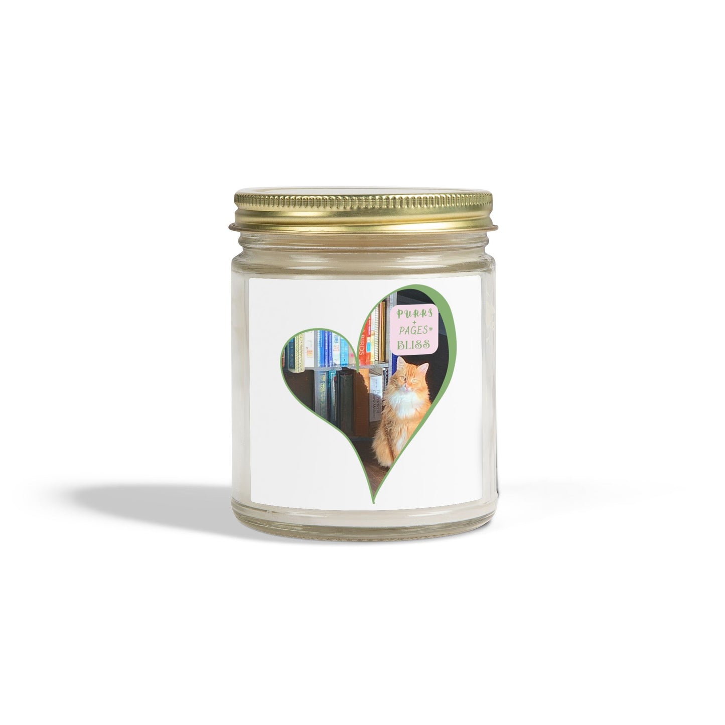 Purrs & Pages Unscented Candle