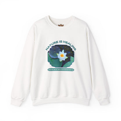Nature Is Healing Unisex Heavy Blend™ Crewneck Sweatshirt