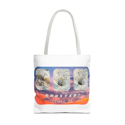 Tote Bag - Ghost Crab on Sunrise Beach Background
