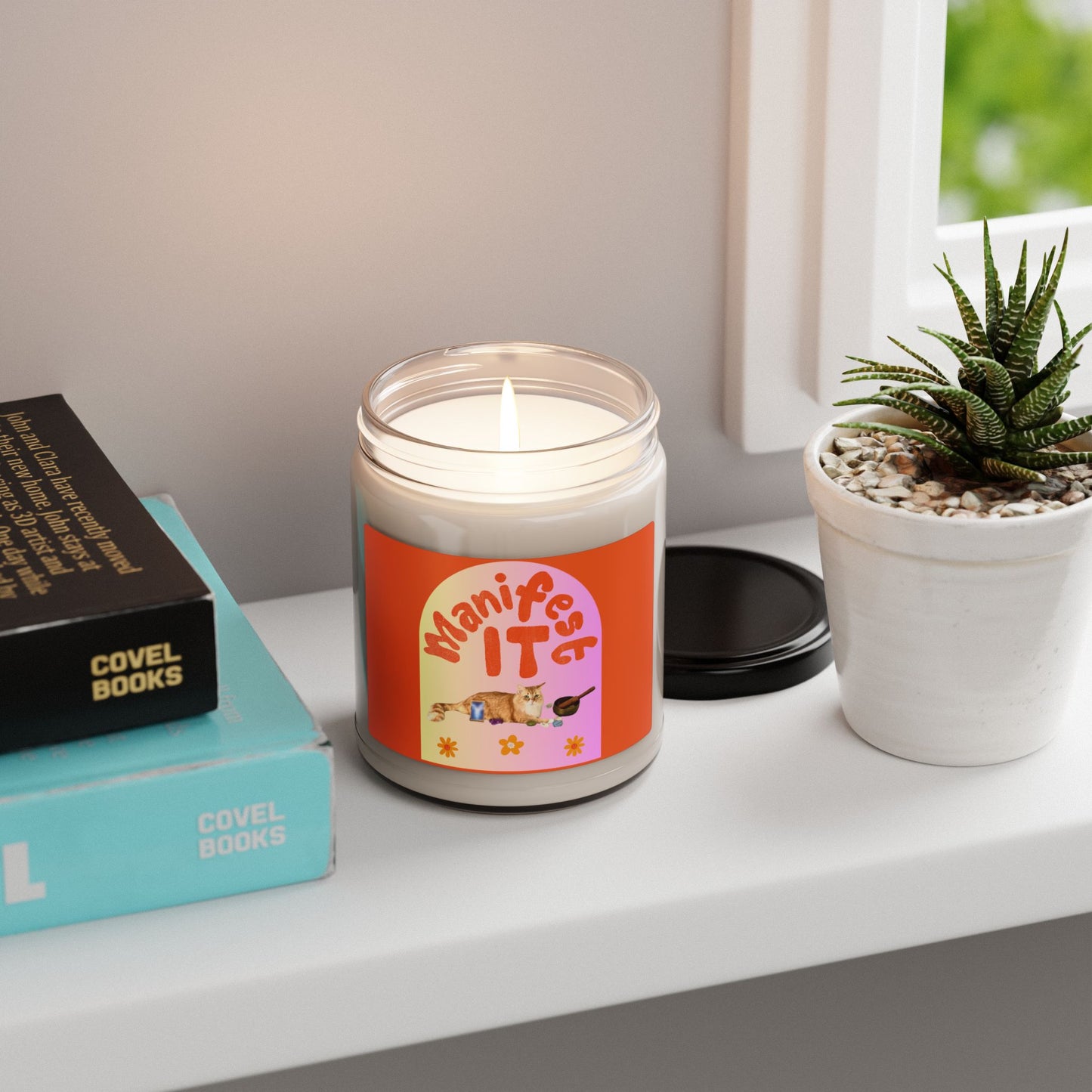 Soy Candle- Cat And Metaphysics Lover