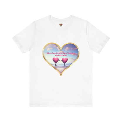 Short Sleeve Tee - Cute Whimsical Love Quote Design
