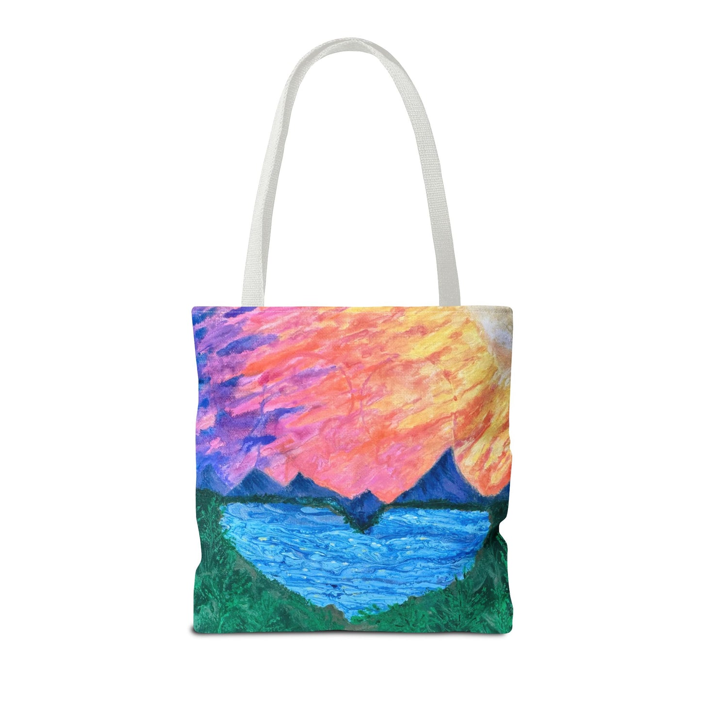 Sunrise Over Mountains Tote Bag