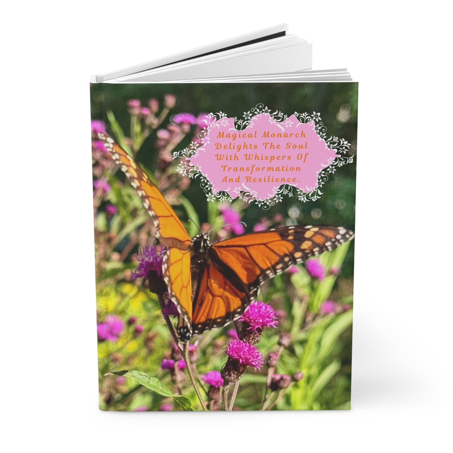 Magical Monarch Butterfly Hardcover Journal