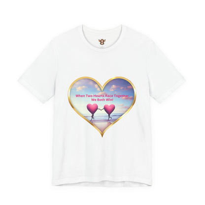 Short Sleeve Tee - Cute Whimsical Love Quote Design