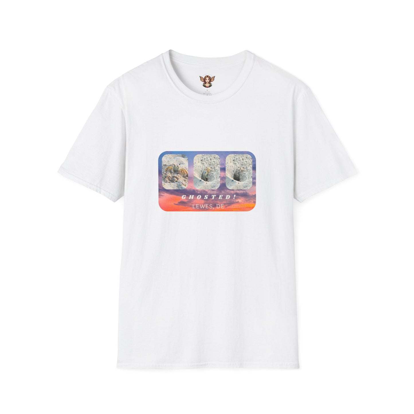 "Ghosted" Unisex T-Shirt - Beachy and Fun Design
