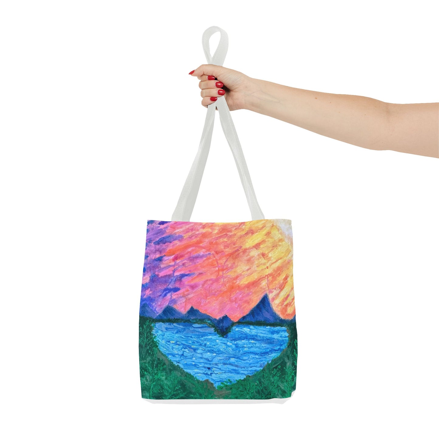 Sunrise Over Mountains Tote Bag