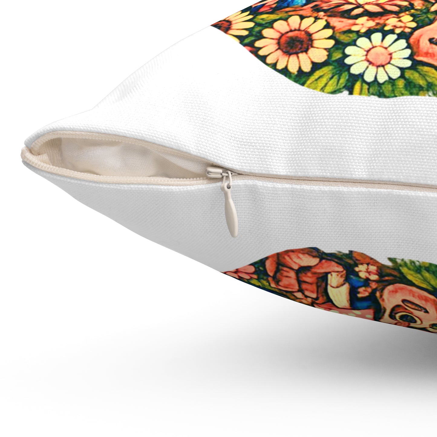 Square Pillow- Bicentennial Birthday Design