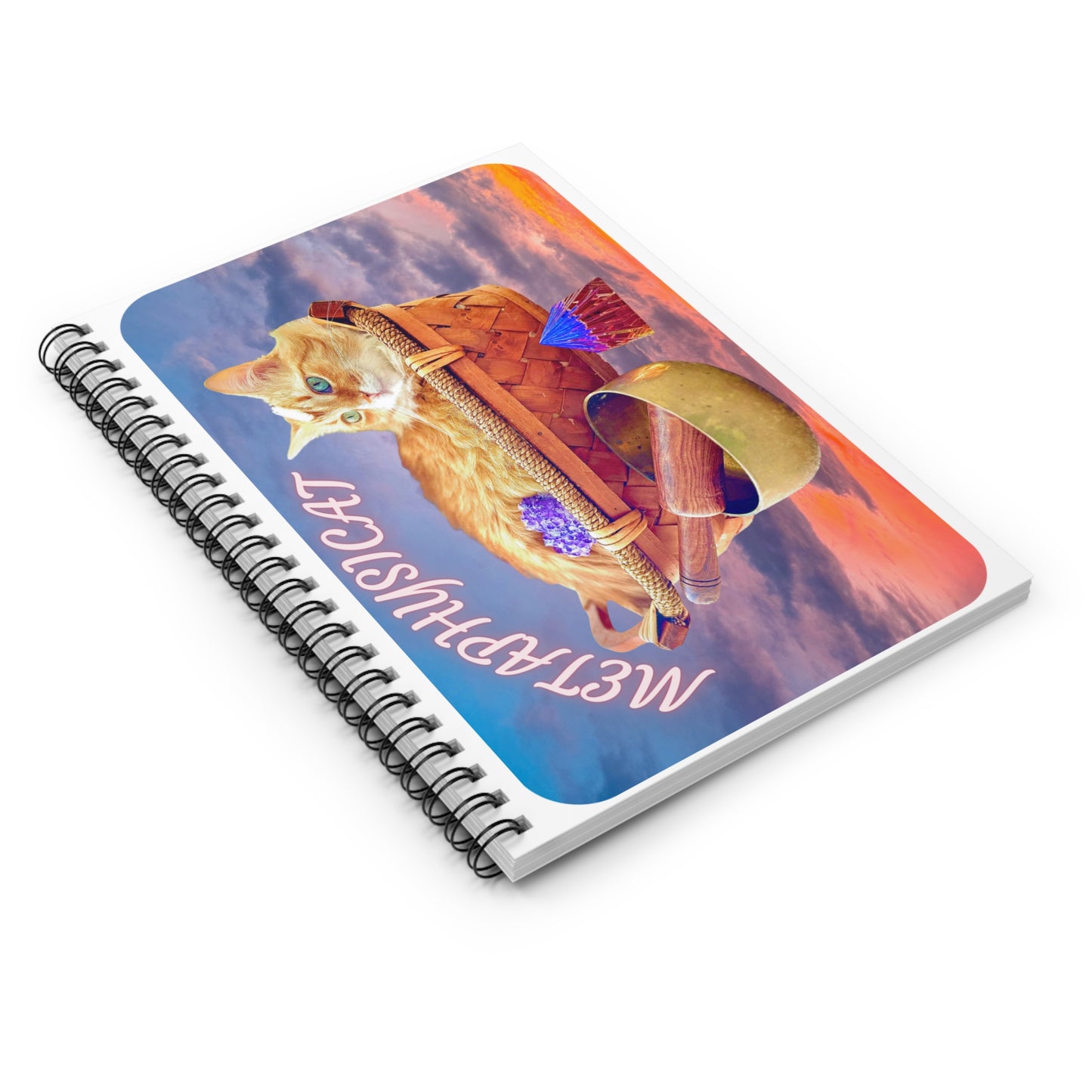 Spiral Notebook - Mystical Cat Lover Journal