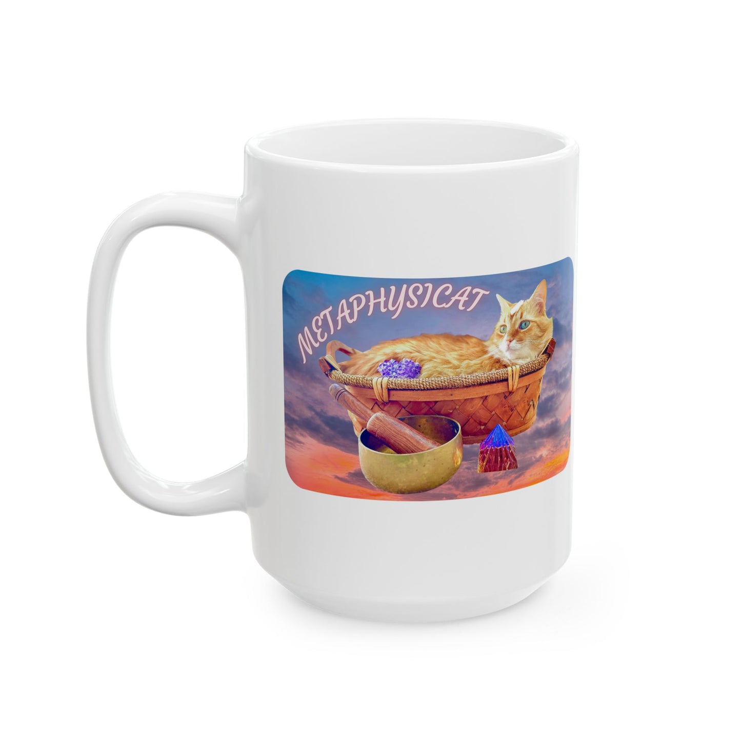 Mystical Cat Mug - Ceramic Mug