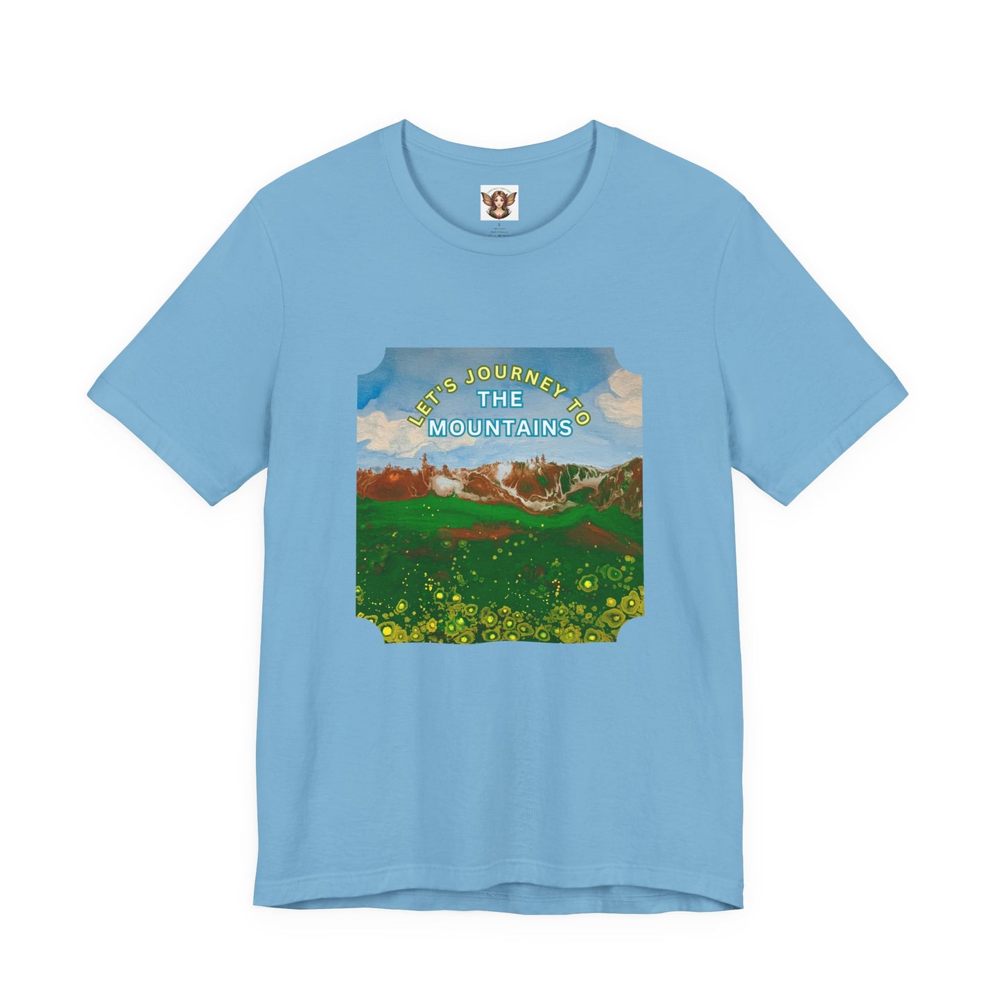 Mountain Landscape Original Painting Tee Shirt