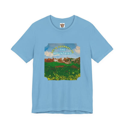Mountain Landscape Original Painting Tee Shirt
