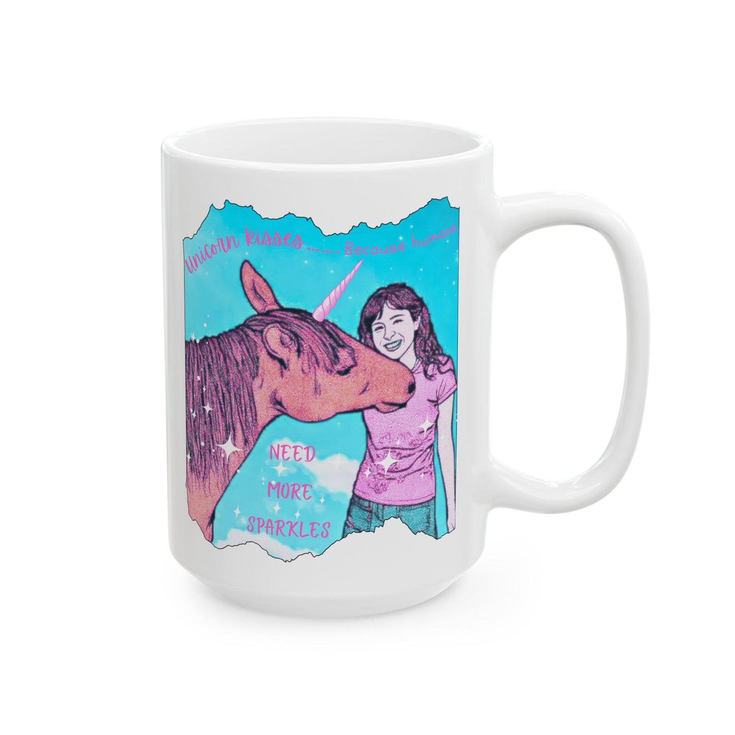 Mug-Whimsical Unicorn Kisses
