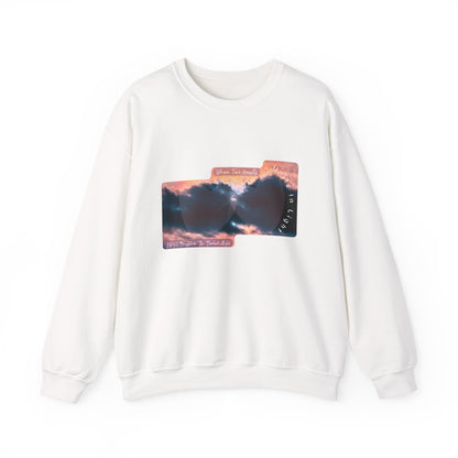 Unisex Crewneck Sweatshirt- Inspirational Stormy Sky And Sun Design