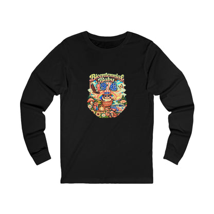 Unisex Jersey Long Sleeve Tee- Bicentennial Birthday Design