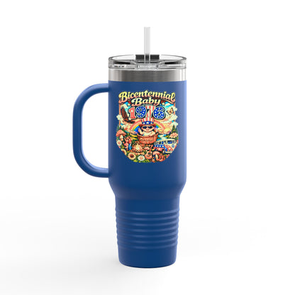 Insulated Travel Mug- Bicentennial Birthday Design