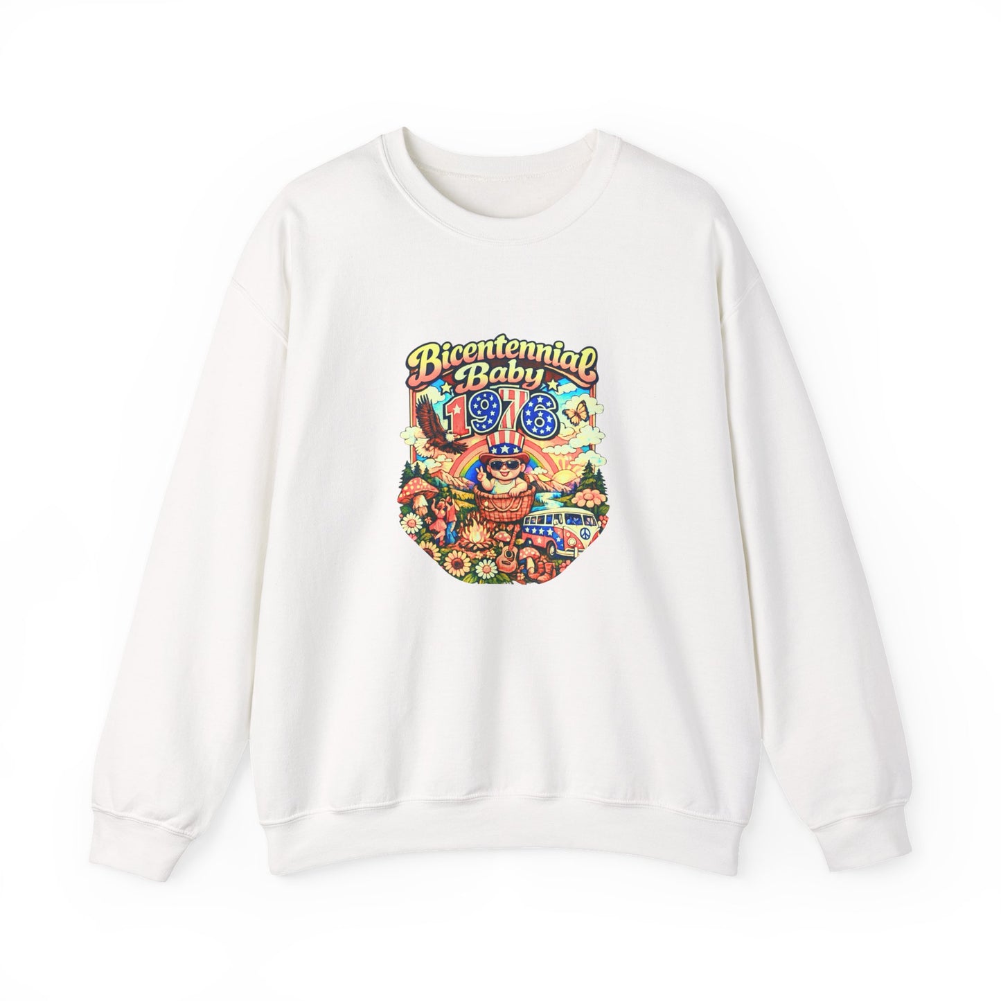 Unisex Crewneck Sweatshirt- Bicentennial BIrthday 1976
