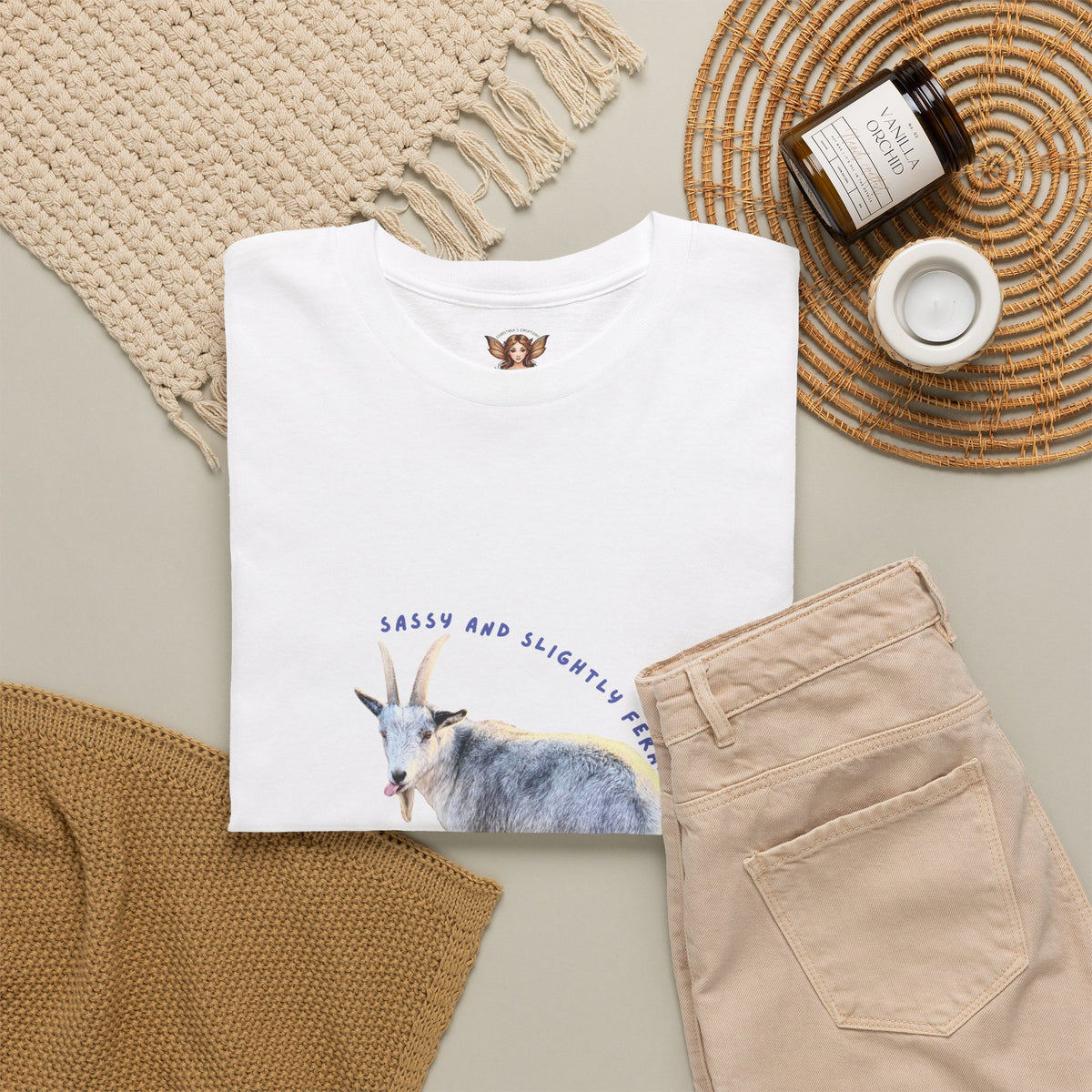 Sassy & Slightly Feral Goat T-Shirt