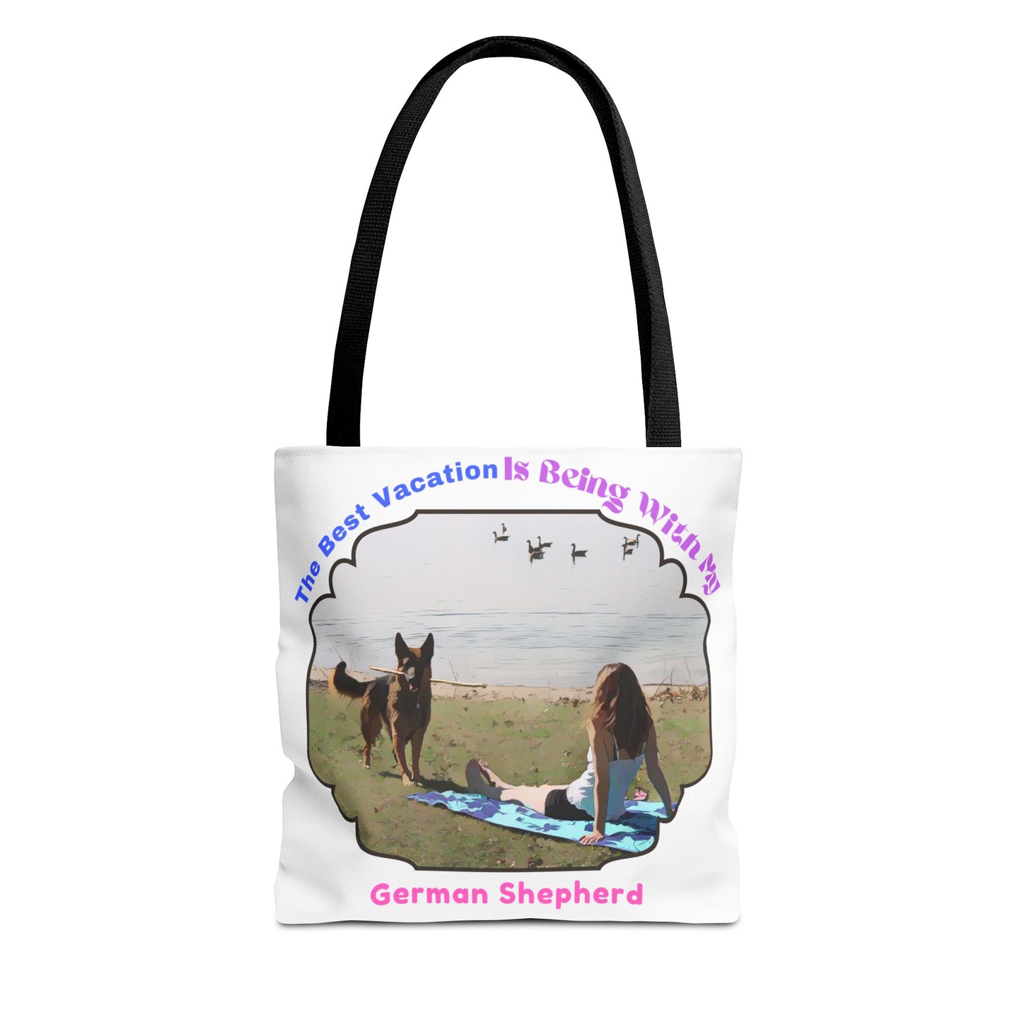 German Shepherd Lover Vacation - Tote Bag