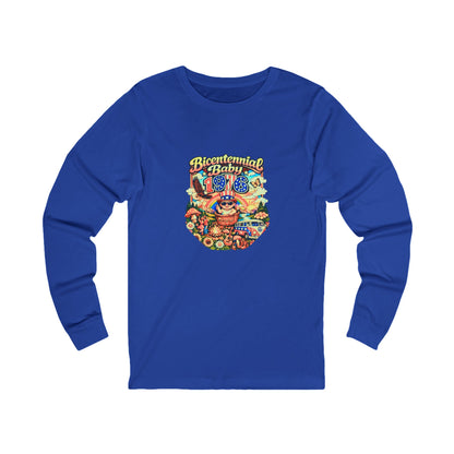 Unisex Jersey Long Sleeve Tee- Bicentennial Birthday Design