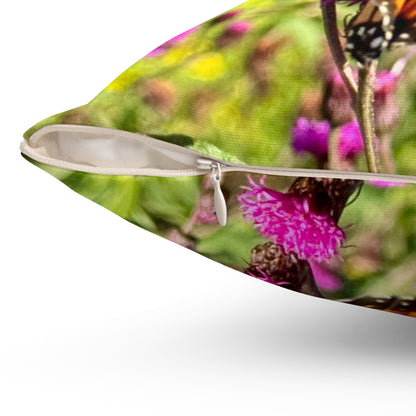 Pillow- Monarch Butterfly Symbolizing Transformation