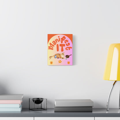 Matte Canvas- Metaphysical Cat Lover