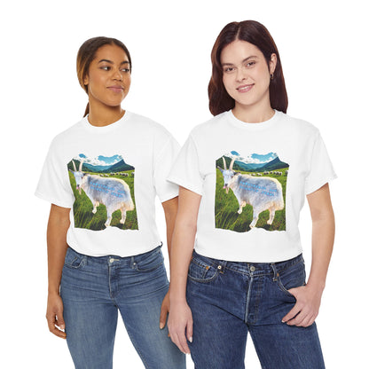 Cute Funny Goat Graphic T-Shirt