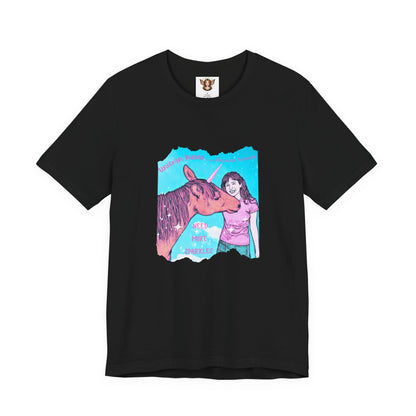 Whimsical Unicorn Kisses Tee Shirt