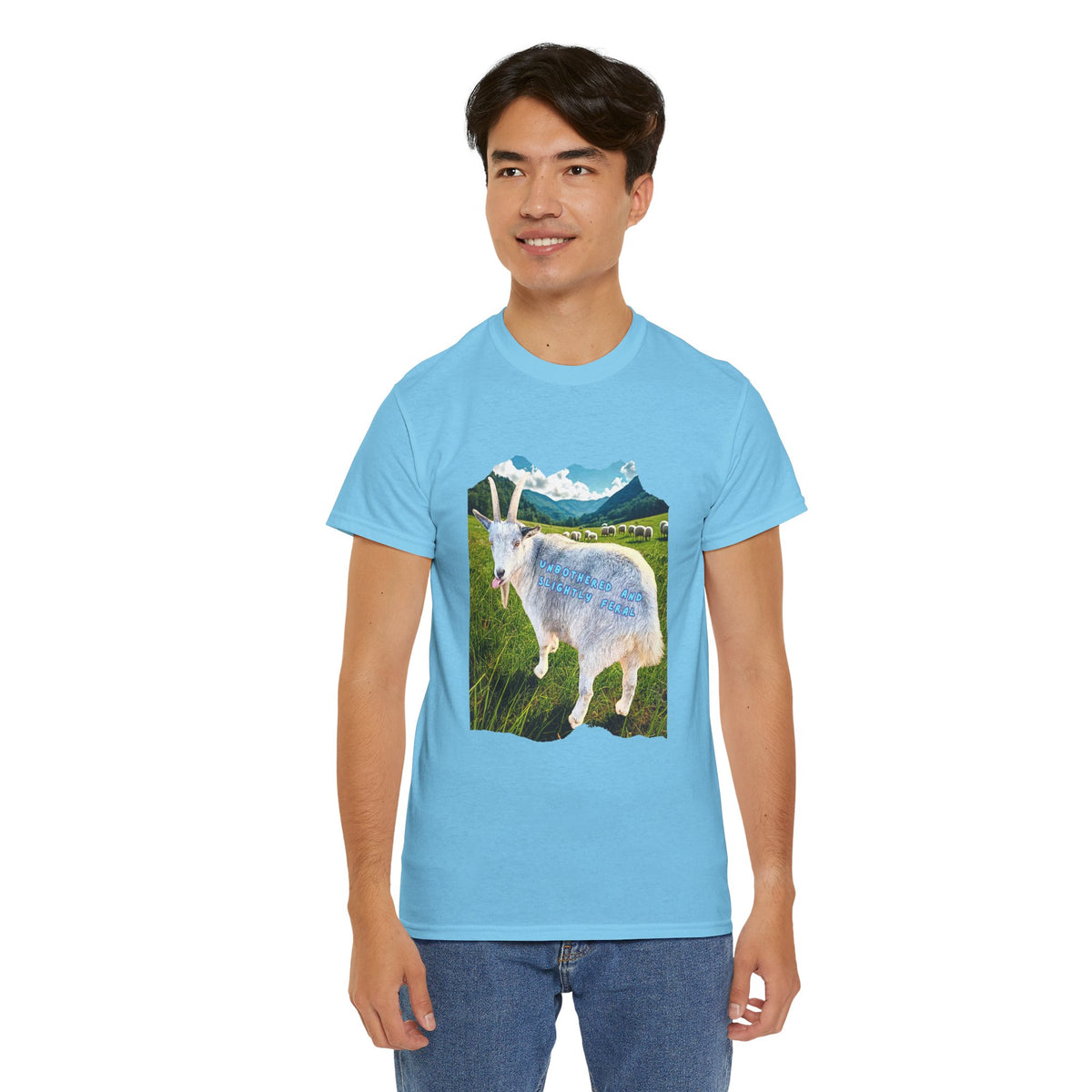 Cute Funny Goat Graphic T-Shirt
