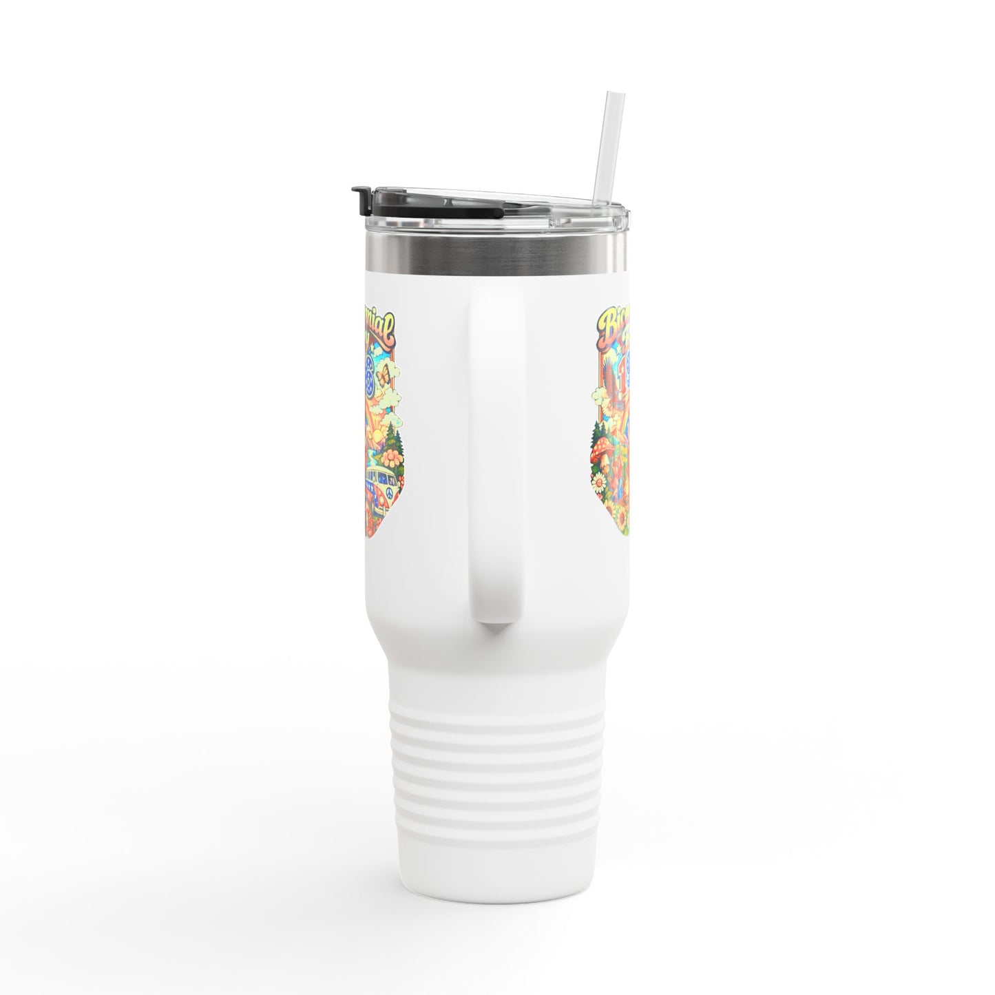 Insulated Travel Mug- Bicentennial Birthday Design