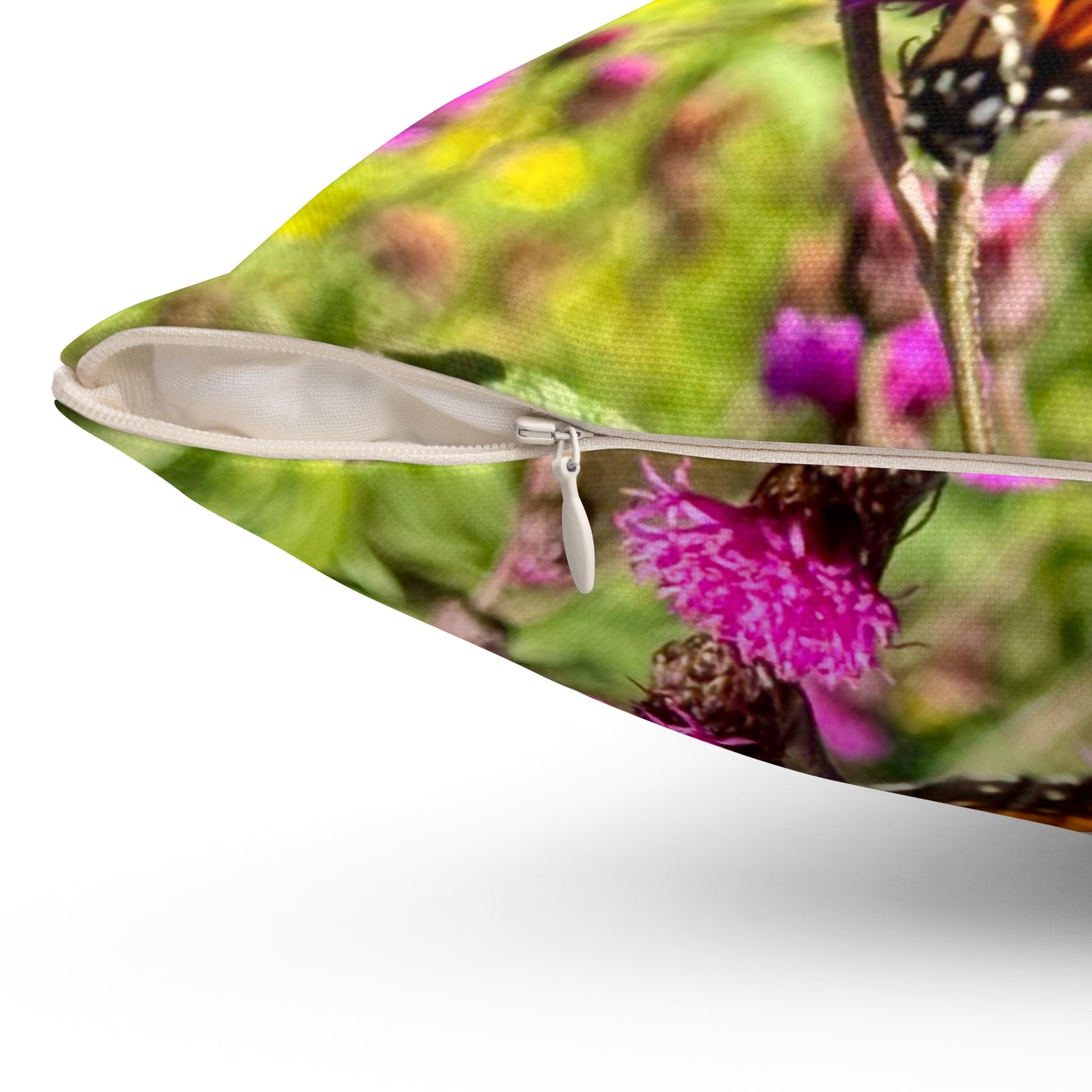 Pillow- Monarch Butterfly Symbolizing Transformation