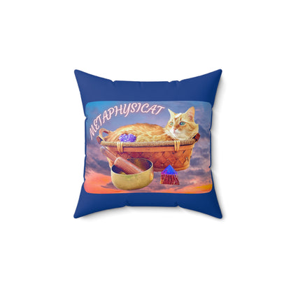 Square Pillow- Mystical Cat Design
