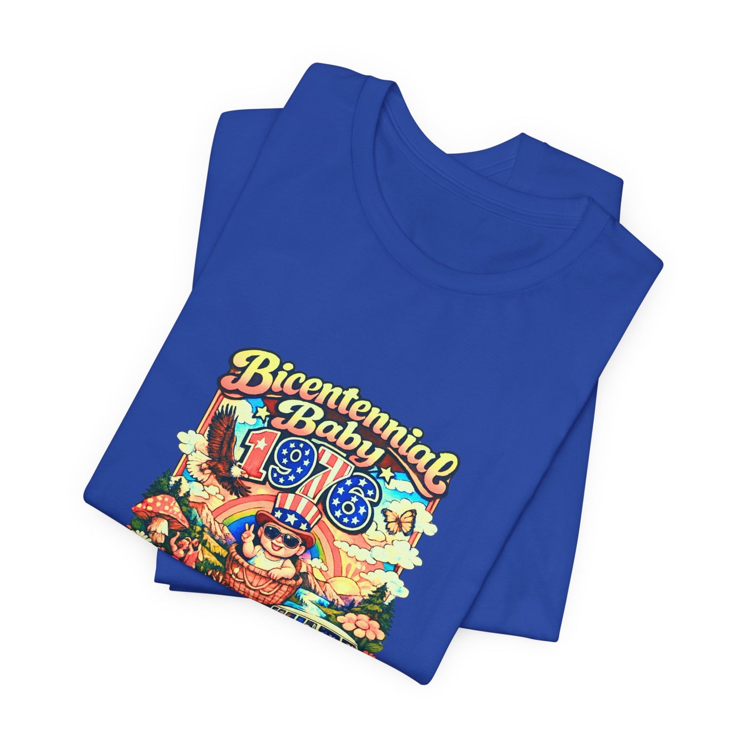Unisex Jersey Short Sleeve Tee- Bicentennial Birthday Design
