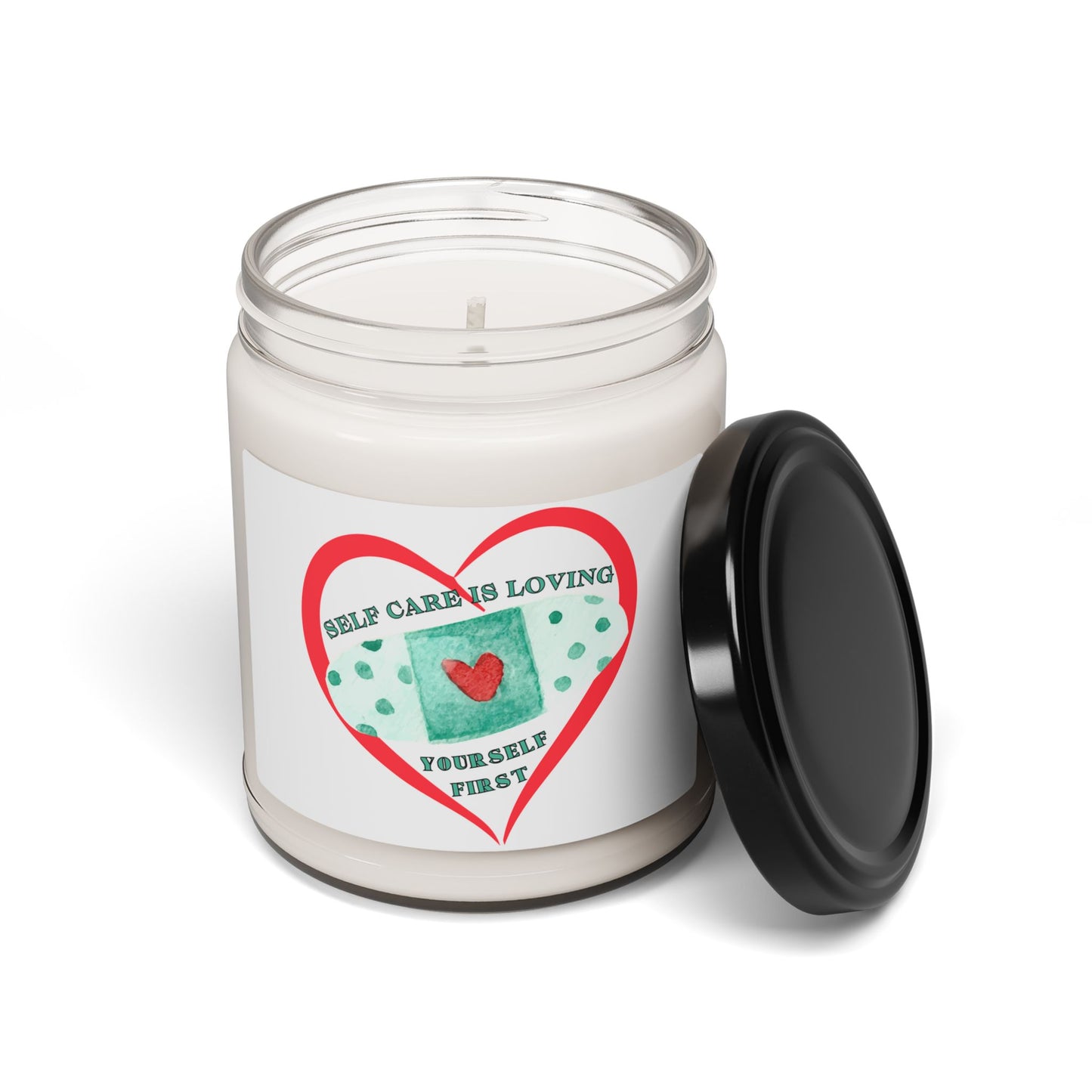 Soy Candle - Self-Care Inspirational Quote
