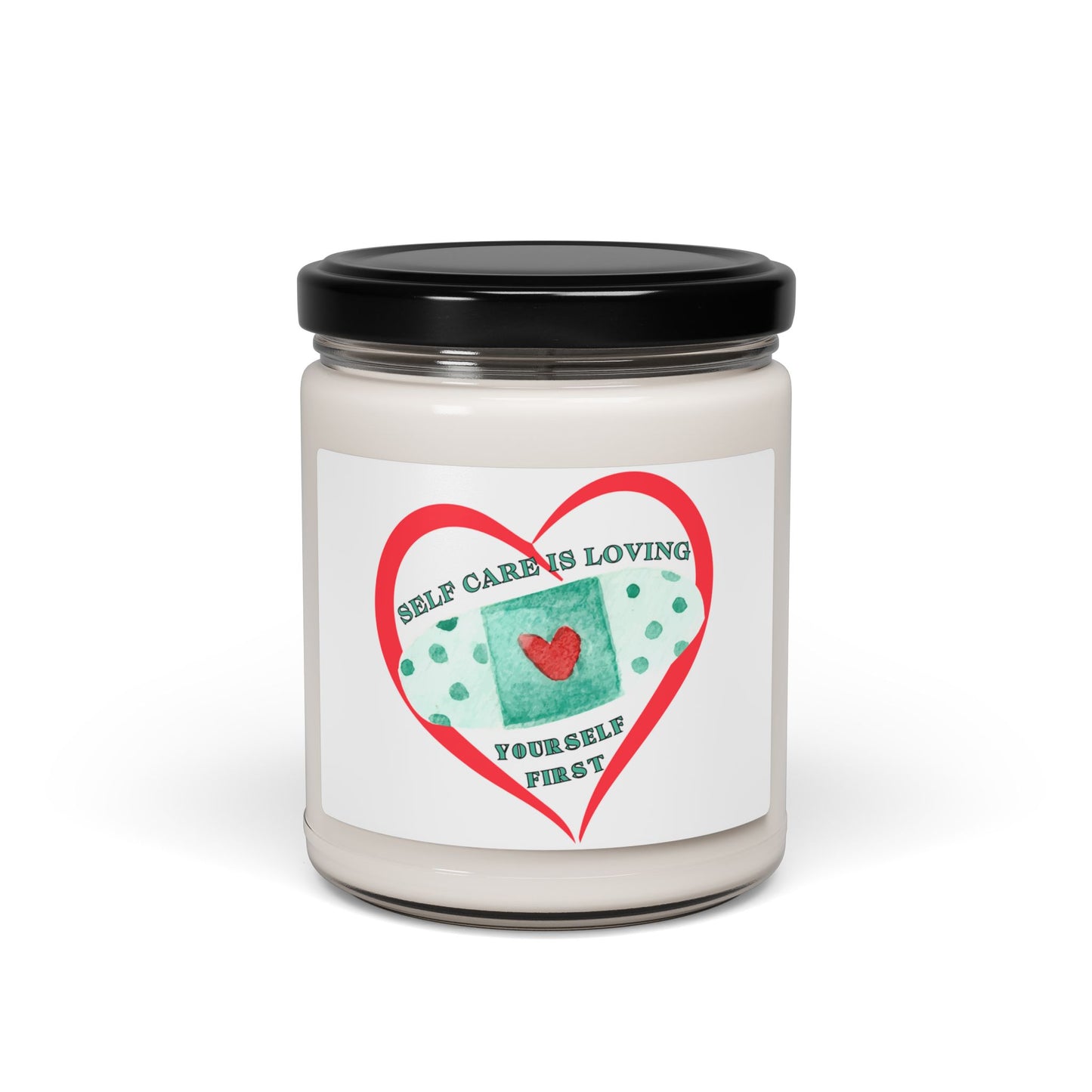 Soy Candle - Self-Care Inspirational Quote