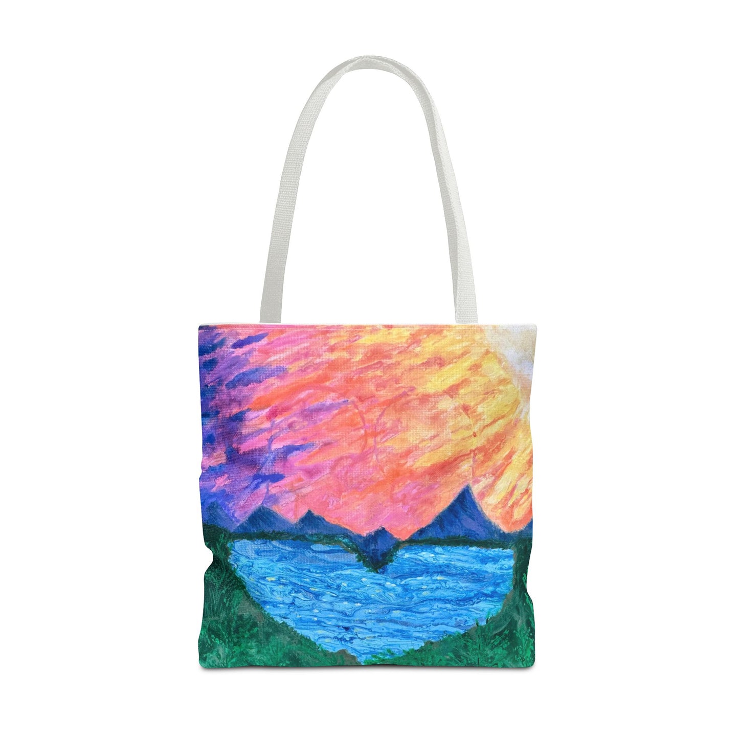 Sunrise Over Mountains Tote Bag
