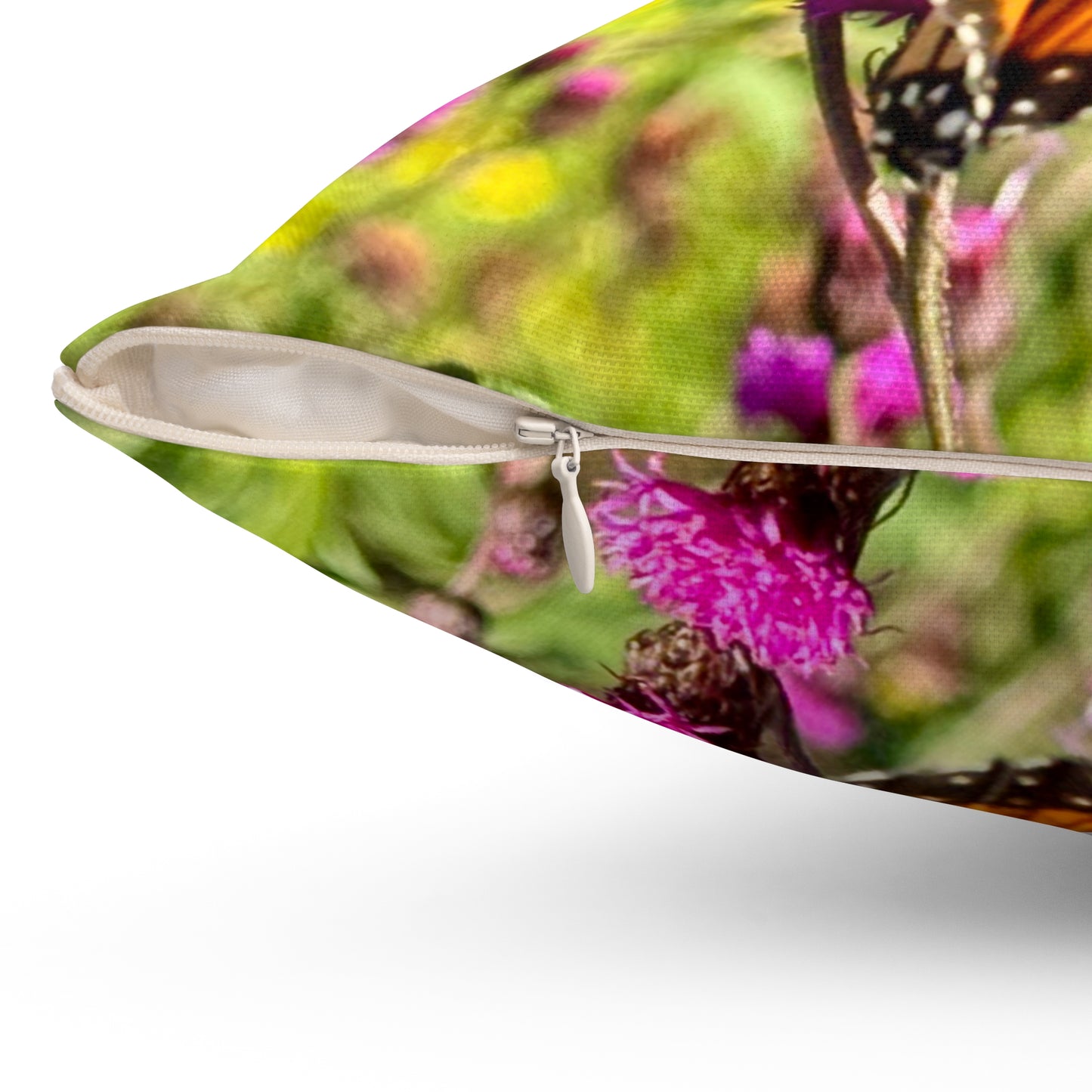 Pillow- Monarch Butterfly Symbolizing Transformation